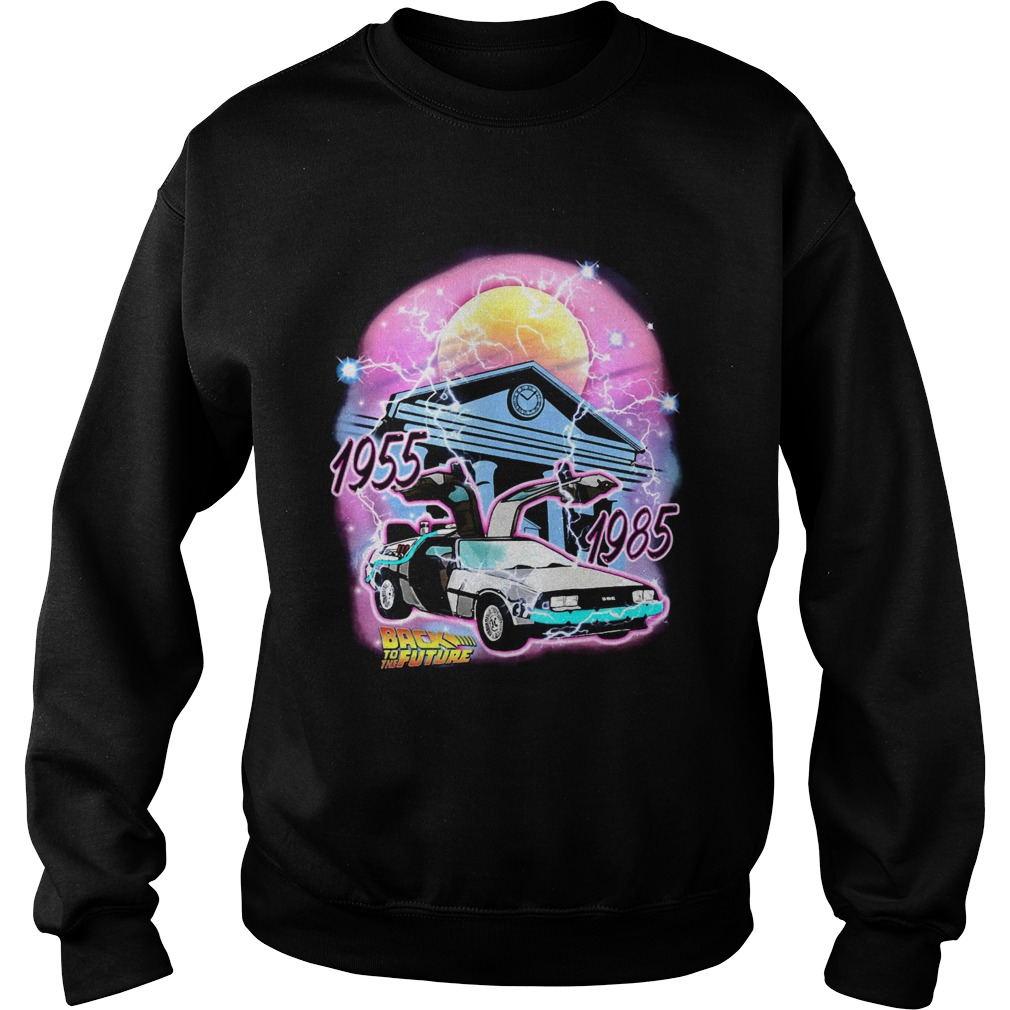 The future destination 1955 time machine 1985 Sweatshirt