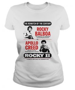 The rematch of the century rocky balboa vs apollo creed rocky ii tickets on sale at box office shir Classic Ladies