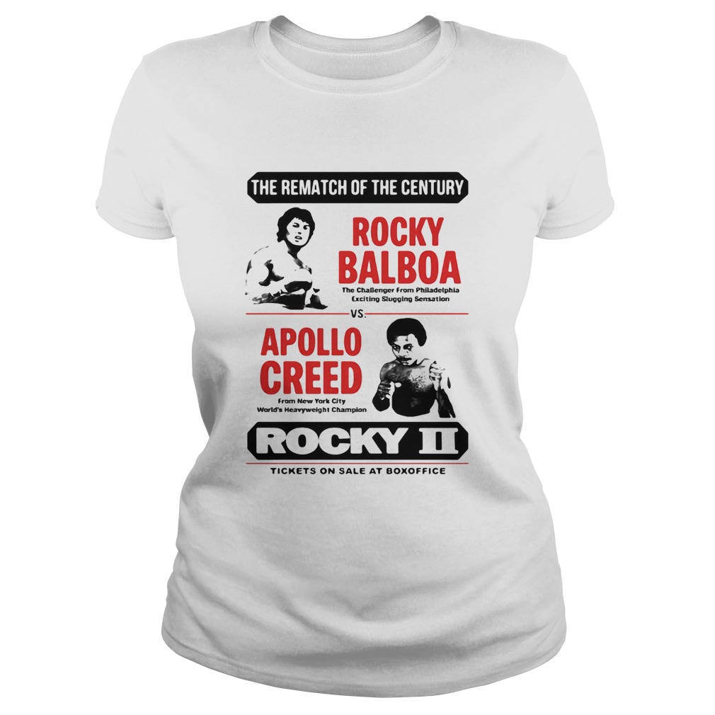 Rocky Heather T-Shirt Apollo Creed Heavyweight Champion Royal Tee