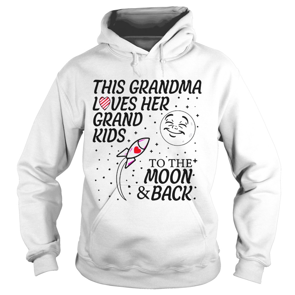This Grandma Loves Her Grandkids To The Moon And Back Hoodie