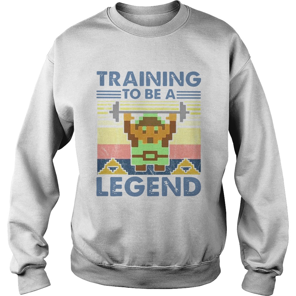 Training To Be A Legend Vintage Sweatshirt