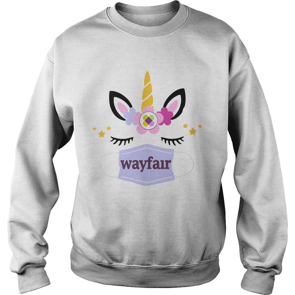 Unicorn Eyelash Wayfair Flower Sweatshirt