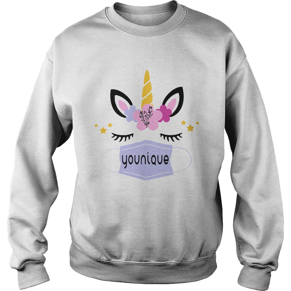 Unicorn Eyelash Younique Flower Sweatshirt