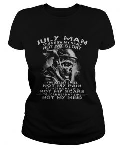 Veteran skull july man you know my name not my story you see my smile not my pain not my scars you Classic Ladies