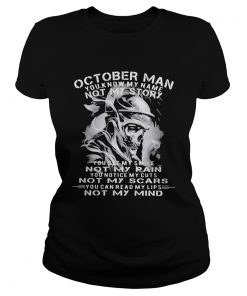Veteran skull october man you know my name not my story you see my smile not my pain not my scars y Classic Ladies