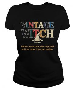 Vintage witch knows more than she says and noticed more than you realize  Classic Ladies