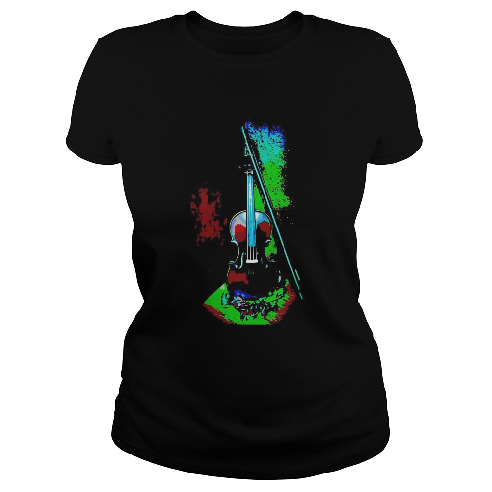 Violin Hot And Cold Colors Classic Ladies