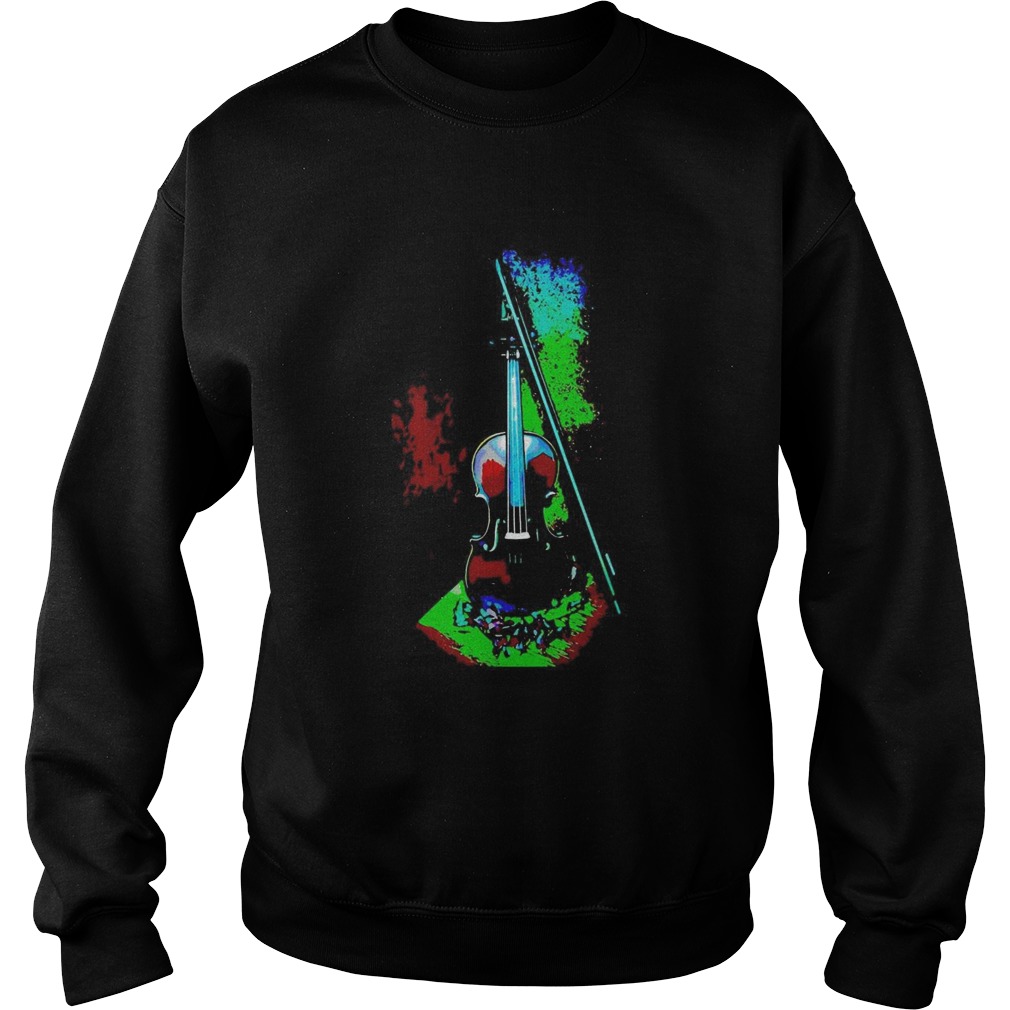 Violin Hot And Cold Colors Sweatshirt