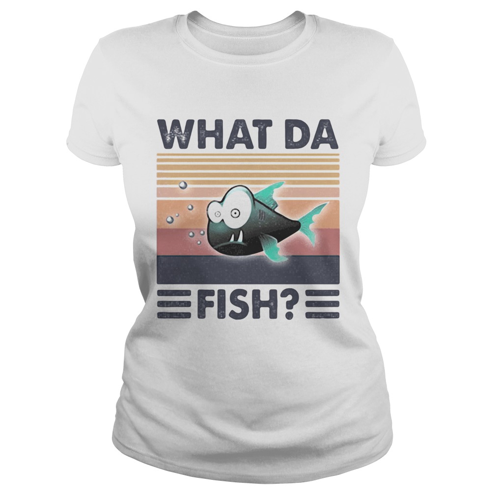 What da fish vintager retro Classic Ladies