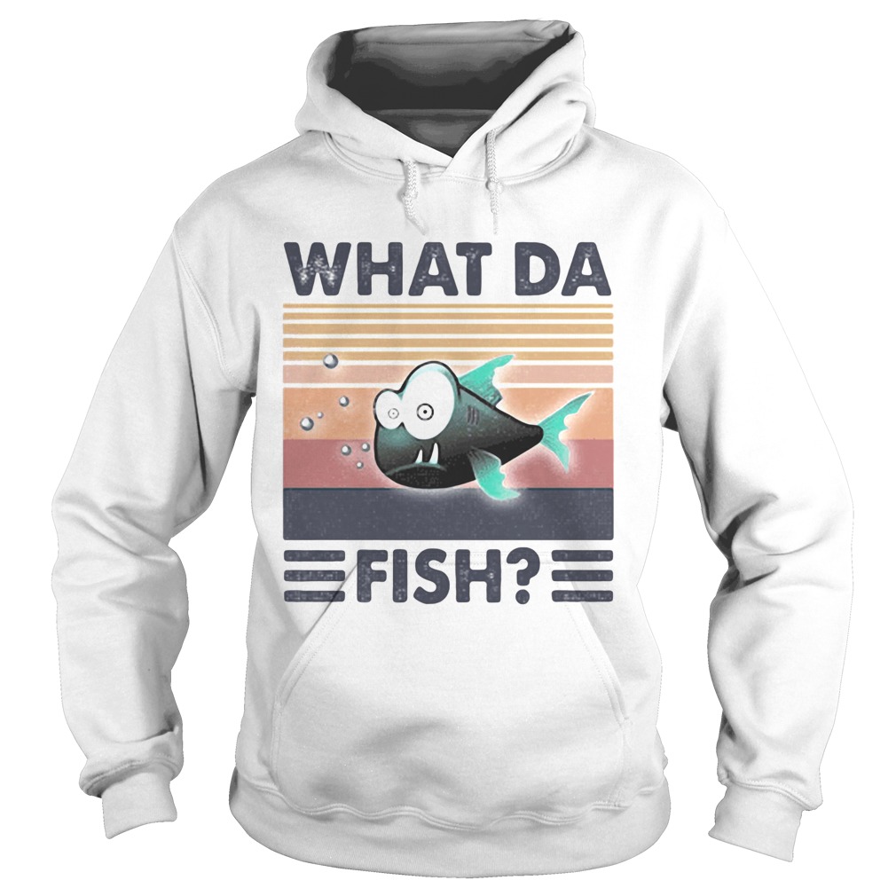 What da fish vintager retro Hoodie