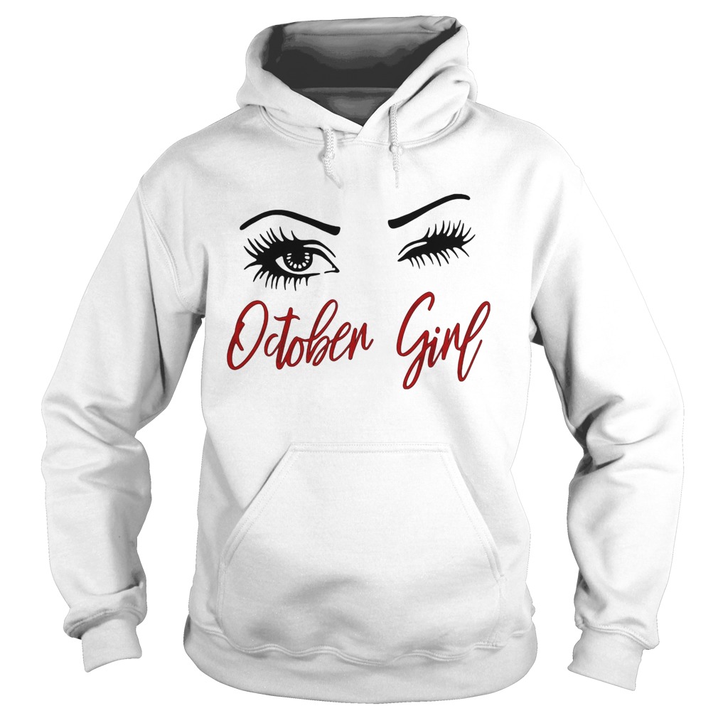 White eyes october girl Hoodie