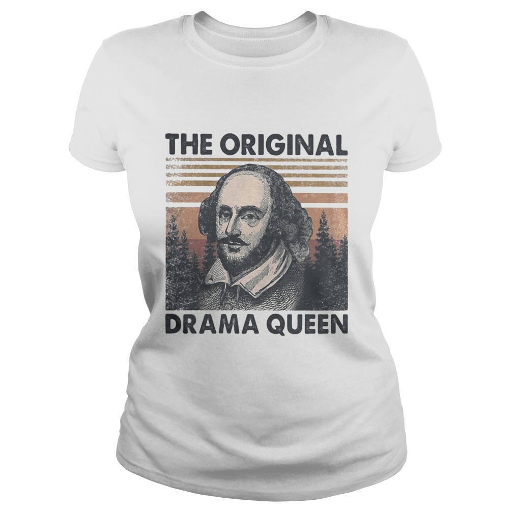 William shakespeare the original drama queen vintage retro Classic Ladies