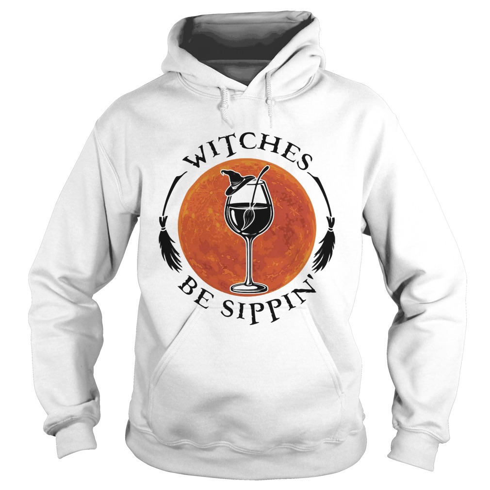 Wine witches be sippin sunset Hoodie