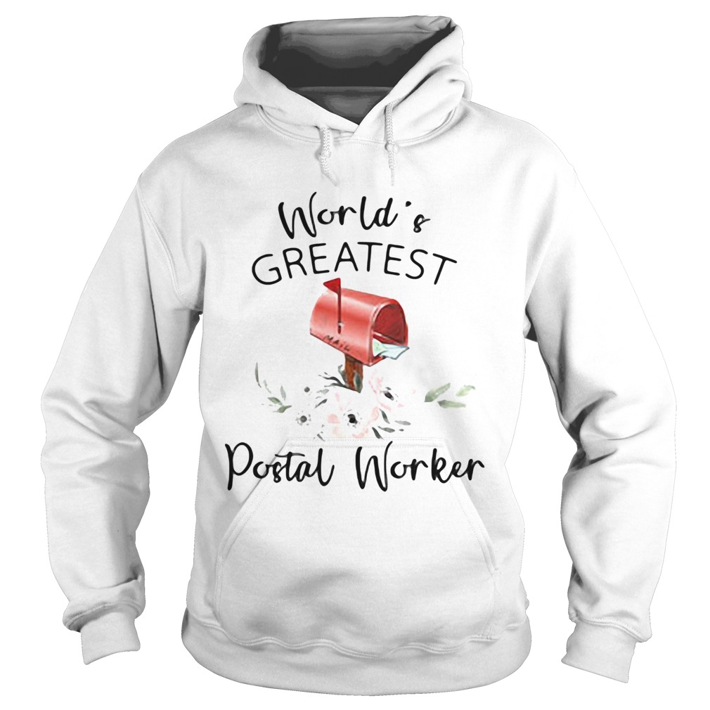 Worlds Greatest Postal Worker Mailbox Hoodie