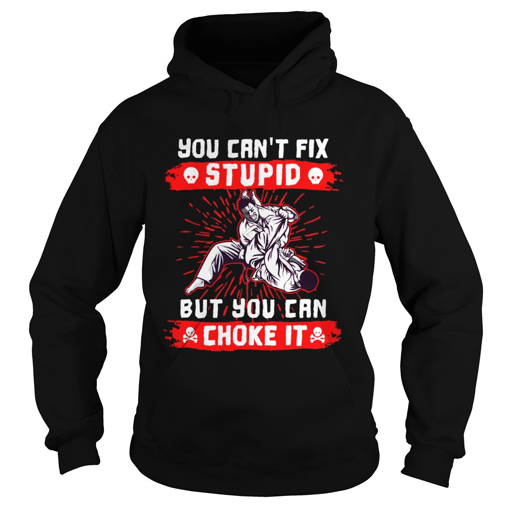You Cant Fix Stupid But You Can Choke It Hoodie