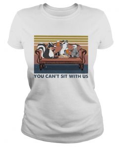 You Cant Sit With Us Squirrel Couch Vintage Retro  Classic Ladies