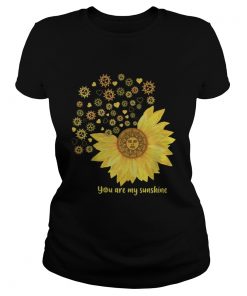 You are my sunshine heart sunflower  Classic Ladies