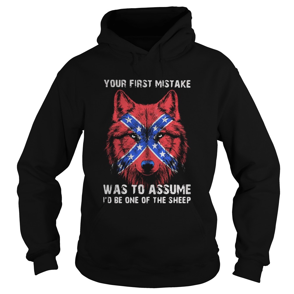 Your first mistake was to assume Id be one of the sheep Wolves red star American Hoodie