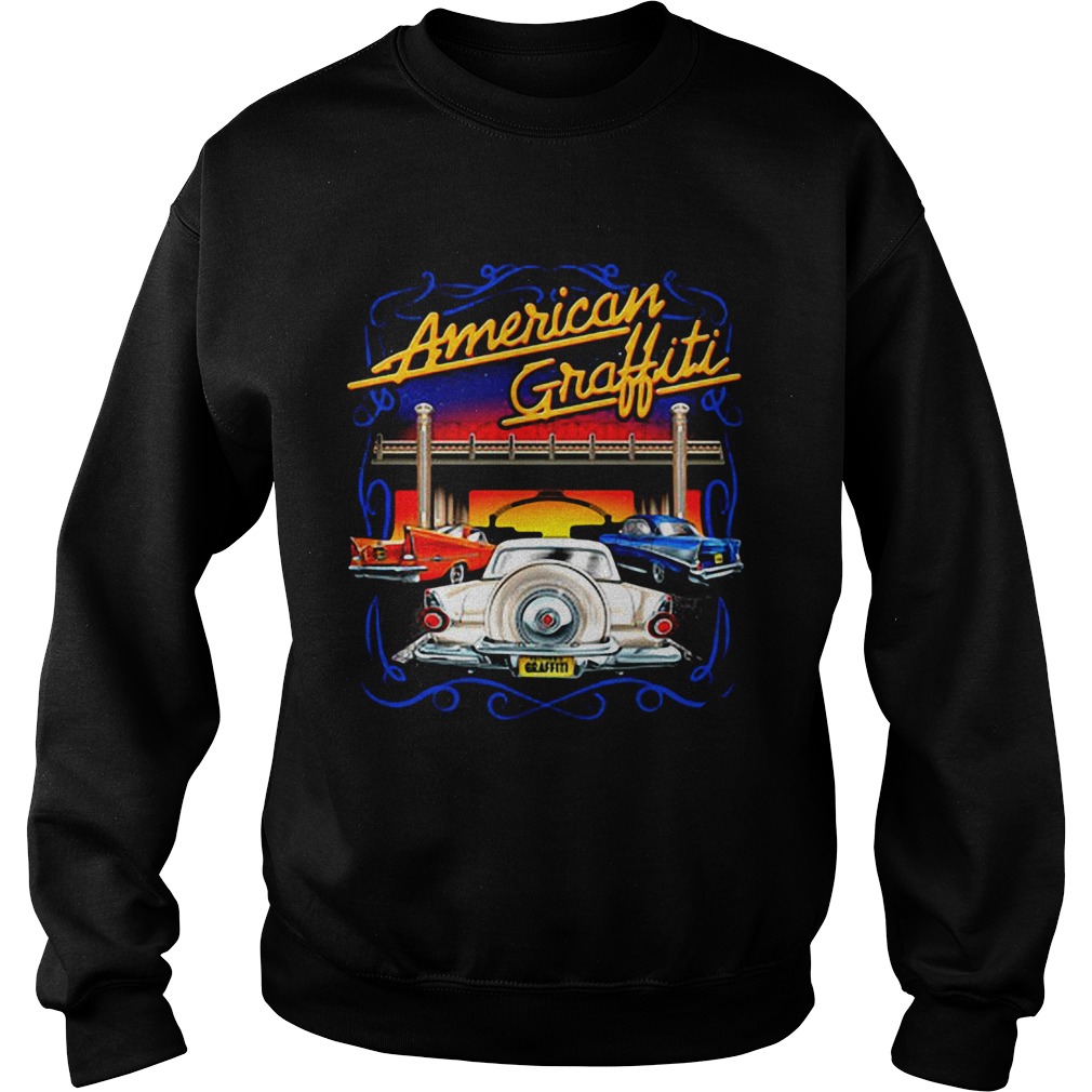 american graffiti cars Sweatshirt