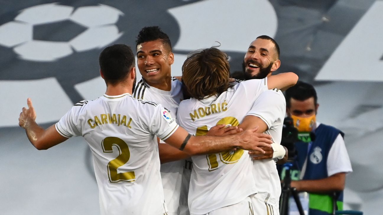 Real Madrid clinch La Liga title with win over Villarreal