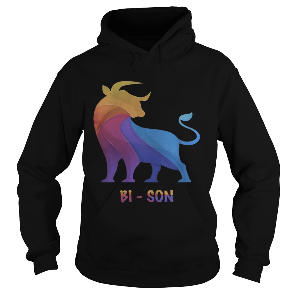 lgbt buffalo bison Hoodie