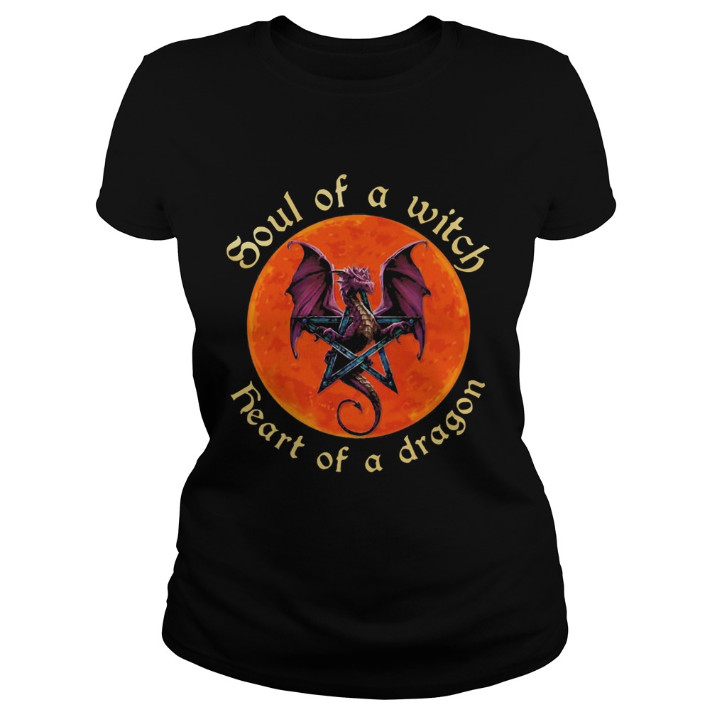 soul of a witch heart of a dragon moonblood Classic Ladies