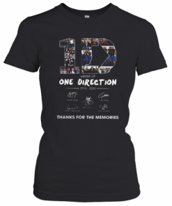 10 Years Of One Direction 2010 2020 Signatures T-Shirt Classic Women's T-shirt