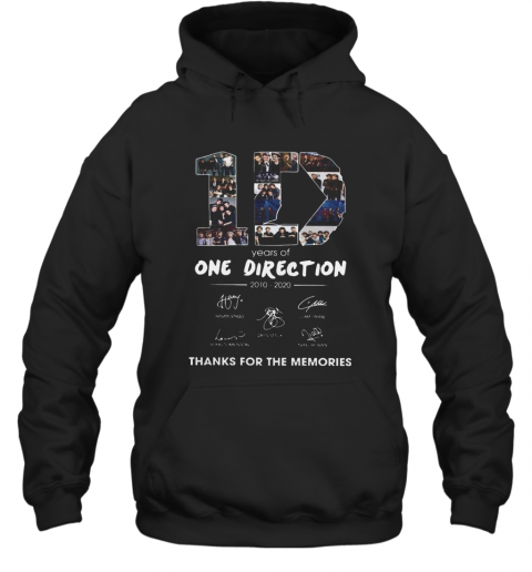 10 Years Of One Direction 2010 2020 Signatures T-Shirt Unisex Hoodie