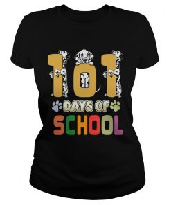 101 Days Of School Dalmation Dog Teachers Gift  Classic Ladies