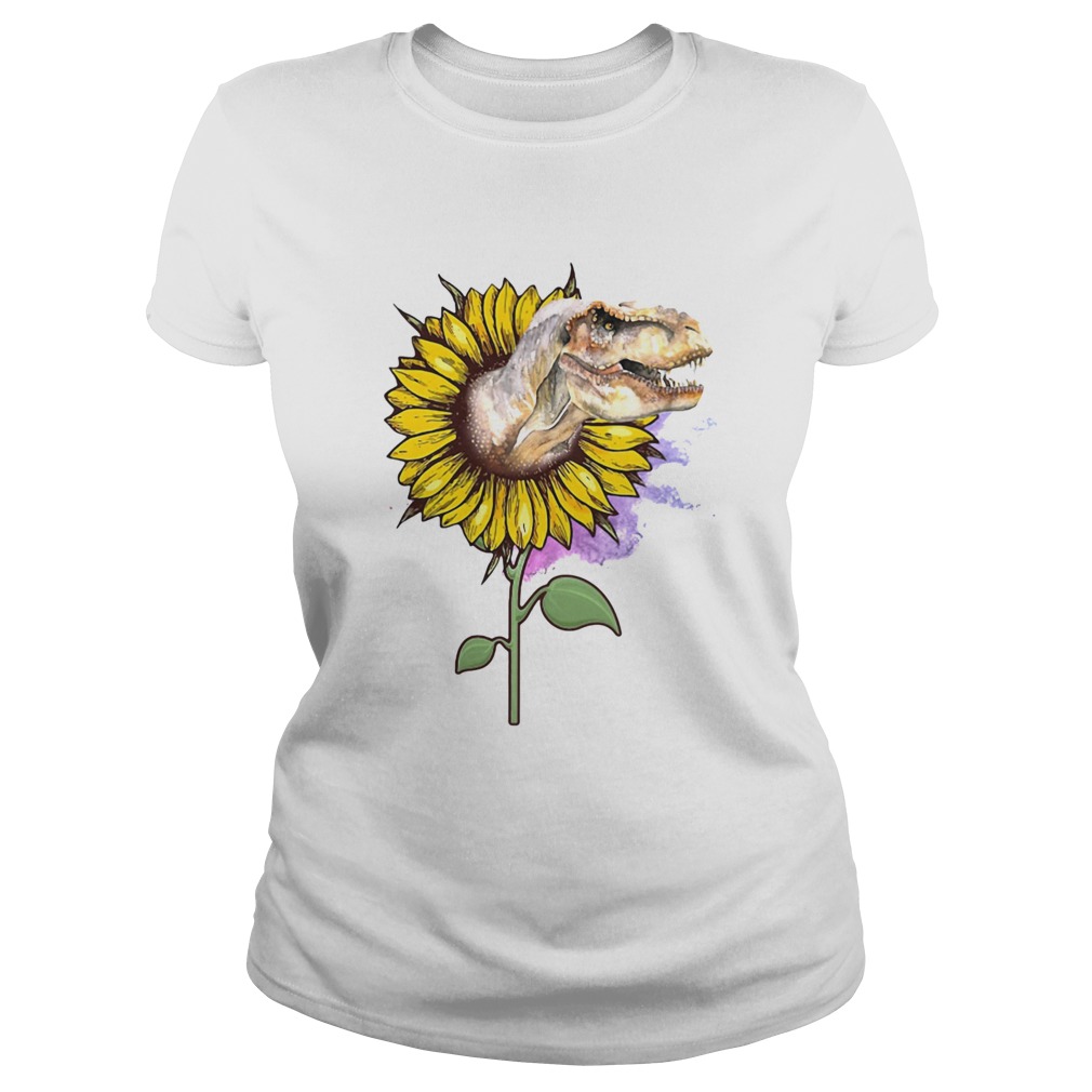 1597720712Dinosaurs T Rex Sunflower Classic Ladies