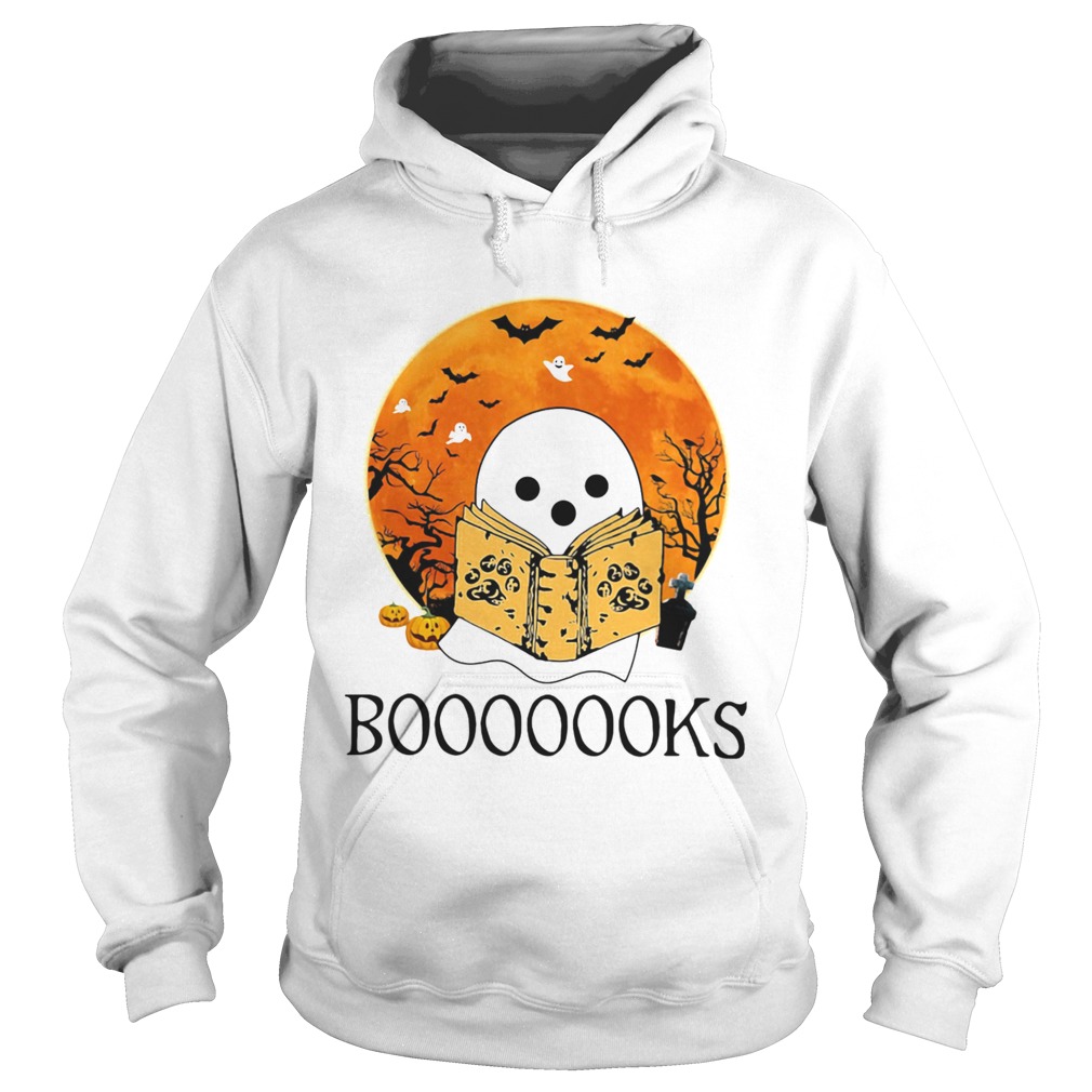 1597720857Ghost Reading Books Halloween Hoodie