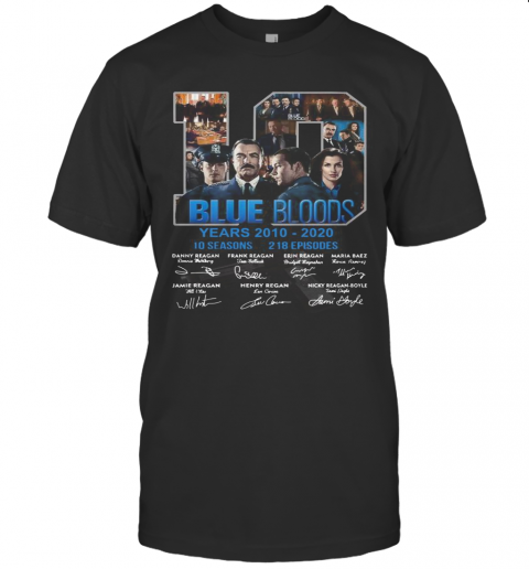 19 Blue Bloods Year 2010 2020 Signatures T-Shirt Classic Men's T-shirt