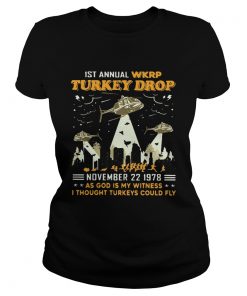 1st Annual Wkrp Turkey Drop November 22 1978 As God Is My Witness I Thought Turkeys Could Fly  Classic Ladies