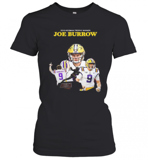 2019 Heisman Trophy Winners Joe Burrow Lsu Tigers Signature T-Shirt Classic Women's T-shirt