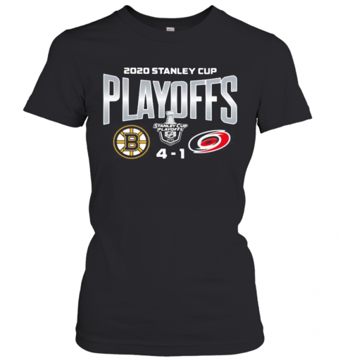 2020 Stanley Cup Playoffs Boston Bruins 4 1 Carolina Hurricanes T-Shirt Classic Women's T-shirt