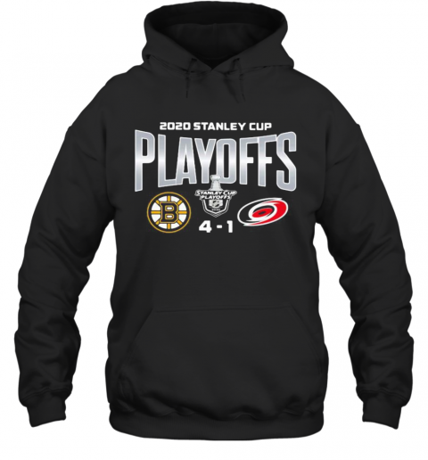 2020 Stanley Cup Playoffs Boston Bruins 4 1 Carolina Hurricanes T-Shirt Unisex Hoodie