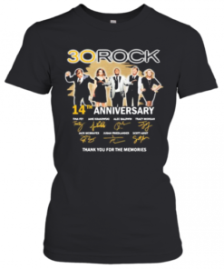 30 Rock 14Th Anniversary Thank You For The Memories Signatures T-Shirt Classic Women's T-shirt