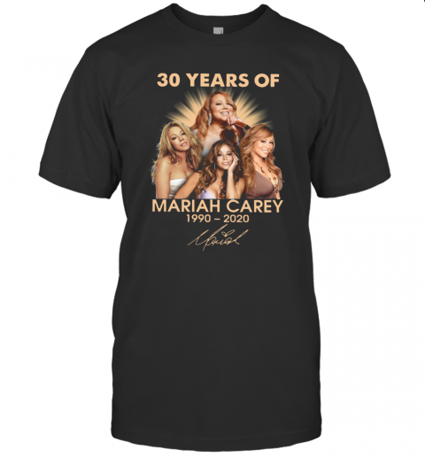 30 Years Of Mariah Carey 1990 2020 Signature T-Shirt