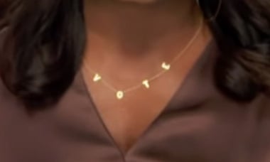 Chain reaction Michelle Obamas vote necklace goes viral