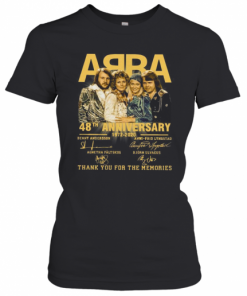 ABBA 48Th Anniversary 1972 2020 Thank You For The Memories T-Shirt Classic Women's T-shirt