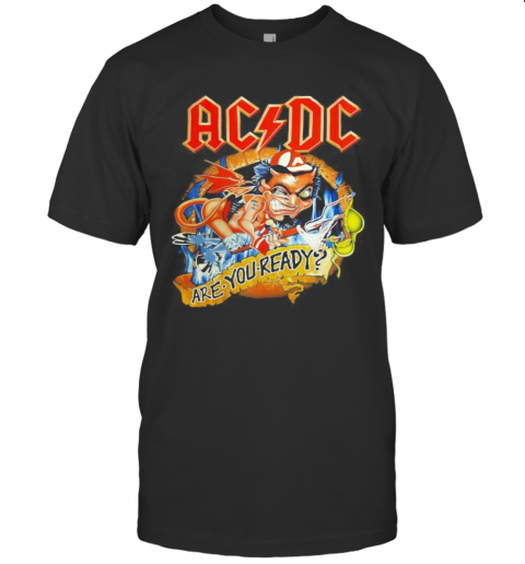 Acdc Band Are You Ready Satan T-Shirt Classic Men's T-shirt