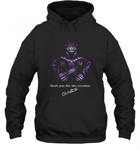 Actor Chadwick Boseman The Black Panther Marvel T-Shirt Unisex Hoodie