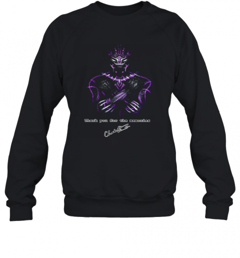 Actor Chadwick Boseman The Black Panther Marvel T-Shirt Unisex Sweatshirt
