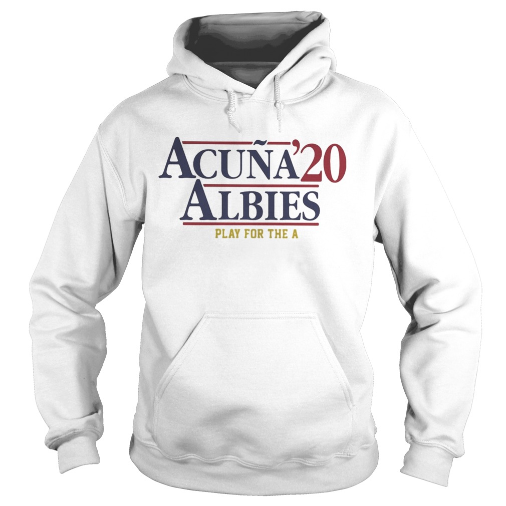 Acuna 20 albies play for the a Hoodie