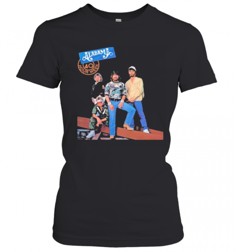 Alabama Band 40 Hour Week Tour 1985 T-Shirt Classic Women's T-shirt