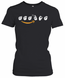 Amazon Logo Sign Language T-Shirt Classic Women's T-shirt