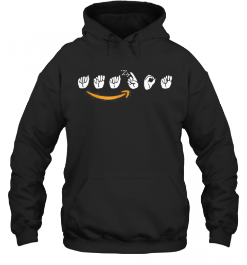 Amazon Logo Sign Language T-Shirt Unisex Hoodie
