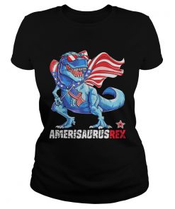 American Flag Amerisaurus Rex  Classic Ladies