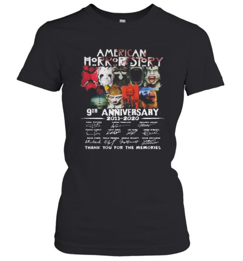 American Horror Story 9Th Anniversary 2011 2020 Thank You For The Memories T-Shirt Classic Women's T-shirt