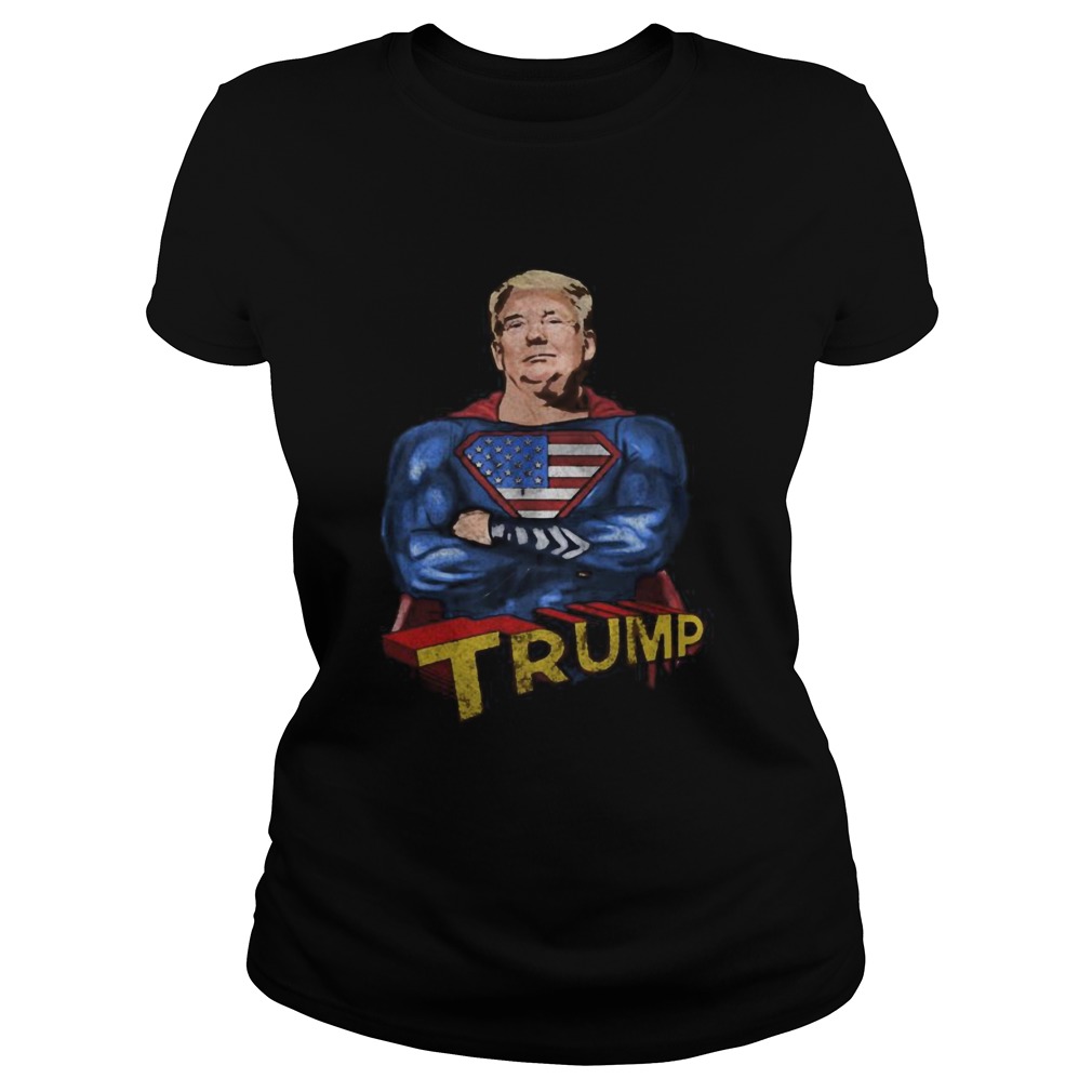 American super hero trump Classic Ladies